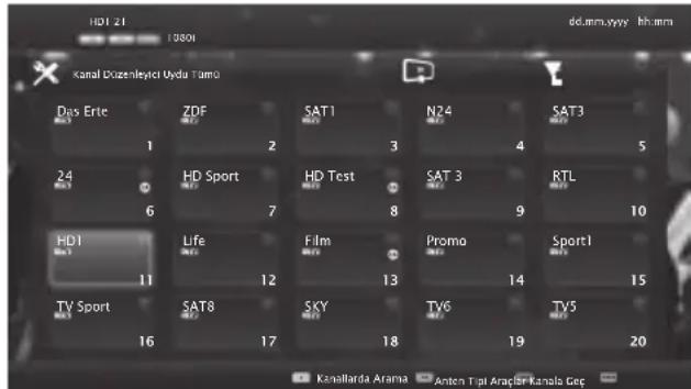 HDI 21 1980i d6.mm.yyy hh:mm Kanal Dozenleycki Uydu Tarno Das Erte ZDF SAT1 N24 SAT3 1 2 3 4 5 24 HD Sport HD Test SAT 3 RTL 6 7 8 9 10 HDI Life Film Promo Sport1 11 12 13 14 15 TV Sport SAT8 SKY TV6 TV5 16 17 18 19 20 Kanallarda Arama Anten Tipl AraqSR Kanala Gep