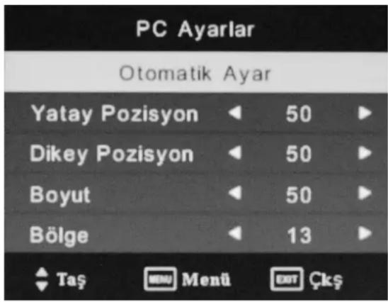 NORDMENDE LE61N7FAB - PC (Sinyal kaynağı PC olduğu zaman) - 1