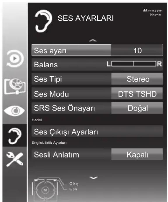 Arçelik A43L 5531 4B2 - Ses ayarları - 1