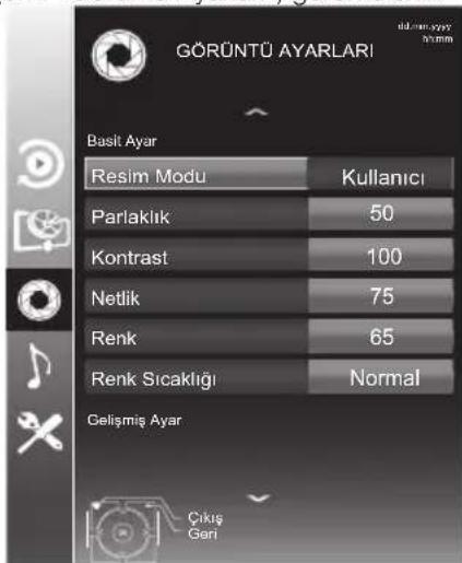 Arçelik A28 LB 5533 - Örneğin, parlaklığı ayarlarken - 2