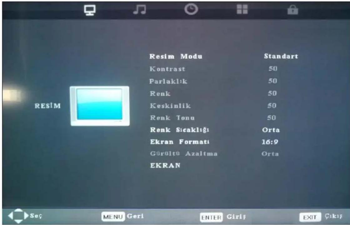 NORDMENDE LE127N8SA - PC (Sinyal kaynağı PC olduğunda) - 1