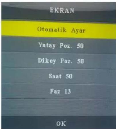 NORDMENDE LE127N8SA - PC (Sinyal kaynağı PC olduğunda) - 2