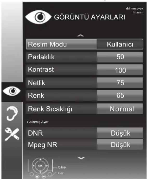 ALTUS AL32 LB M510 - Görüntü ayarları - 1