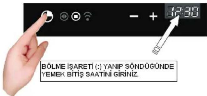 SILVERLINE SLV 238 - Pişirme Bitiş Saatini Ayarlama: - 1