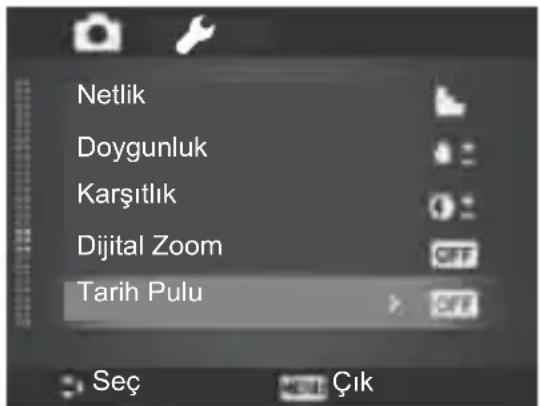 Netlik Doygunluk Karşitlik Dijital Zoom Tarih Pulu Seç Çık