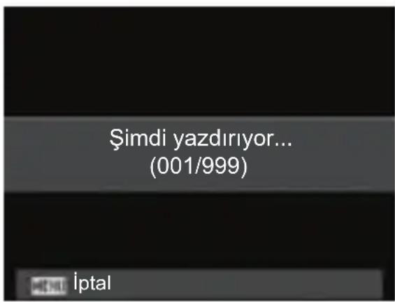 Şimdi yazdırıyor... (001/999) İptal