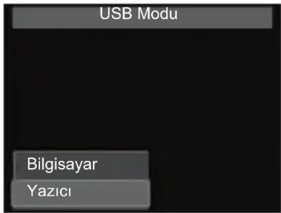 USB Modu Bilgisayar Yazıcı
