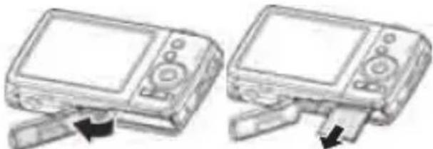 GRUNDIG GSC 530 - SD/SDHC kartı çıkarmak için - 1