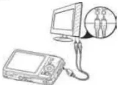 GRUNDIG GSC 530 - Fotoğraf Makinesinin TV'ye bağlanması - 1
