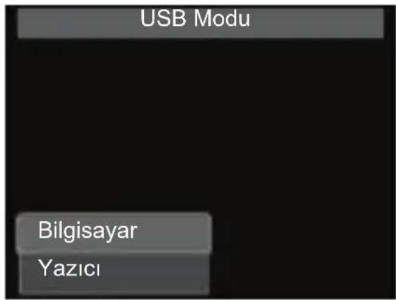 USB Modu Bilgisayar Yazıcı