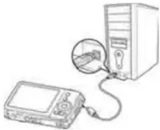 GRUNDIG GSC 530 - Fotoğraf Makinesinin Bilgisayara Bağlanması - 1