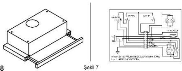 8 Şekil 7 MOTOR 1/2 R-350 LAW24 X Kono-2x120x10Lamta-2x20x76clam-35W Epi-4020x30x50Hz