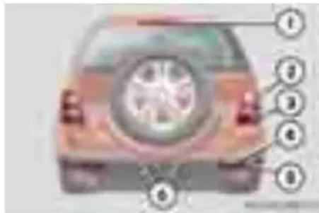 Mercedes-Benz ML 63 AMG (2003) - Dış tarafından stepne tutucusu\* olan araçlar - 1