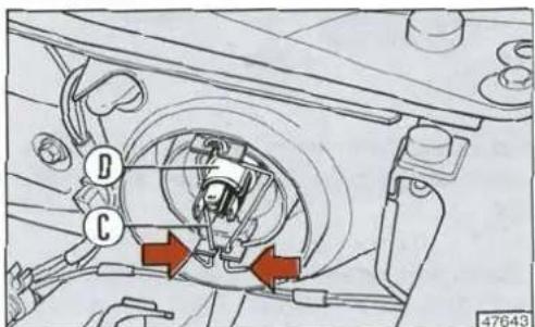 FIAT Tipo (1998) - Far ampullerinin değiştirilmesi - 2