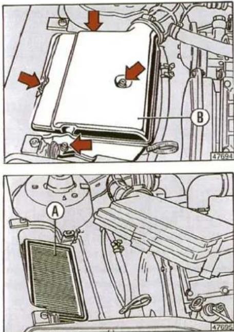 FIAT Tipo (1998) - Hava filtresinin değişimi - 2