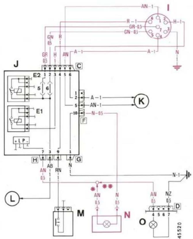 J E2 5 6 E1 + L P - H 7 3 9 1 AN AN-1 AN-1 AN-1 R-1 GR-0.5 GN-0.5 A-1 C K F N-05 N-1 M N O 45520 L