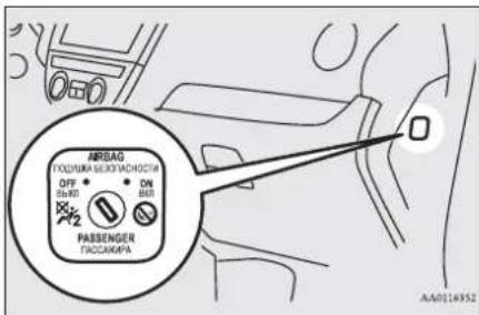 AIRBAG TODUKA SEKVACHOCTM OFF START ON EXP PASSENGER FACCAKIPA AA0116952