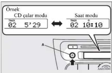 Örnek CD çalar modu Saat modu TRACK 02 5'29 TRACK 02 10:10 A