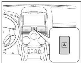 Daihatsu Terios (2008) - Dörtlü flaşör düğmesi - 1