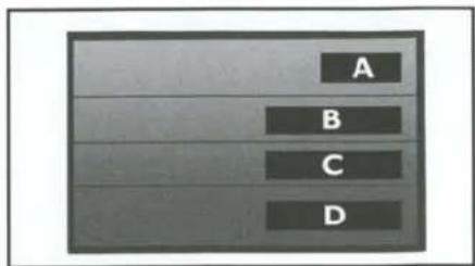 A B C D