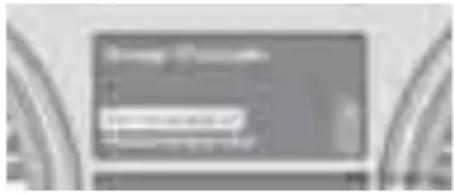 Mercedes-Benz ML 320 CDI (2003) - Durum satırı göstergesinin seçilmesi - 1