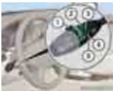 Mercedes-Benz E 280 CDI (2003) - Silecek suyu püskürterek silme T-Modeli için arka cam sileceği - 1