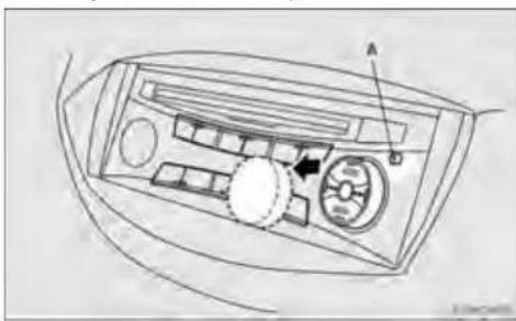 MITSUBISHI Grandis (2005) - Kontrol düğmesinin sökülmesi - 1