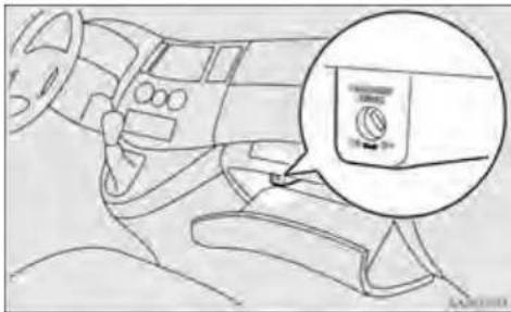 MITSUBISHI Grandis (2005) - Ön yolcu hava yastığı ON-OFF kilidi\* - 1