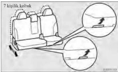 7 kişilik koltuk