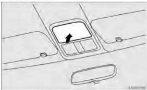 MITSUBISHI Grandis (2005) - Güneş gözlüğü cebi\* - 1
