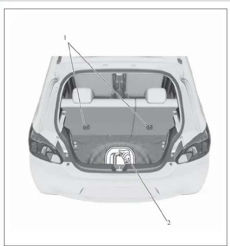 MITSUBISHI Space Star (2012) - Bagaj bölmesi - 1