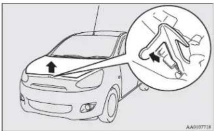 MITSUBISHI Space Star (2012) - Açmak için - 2