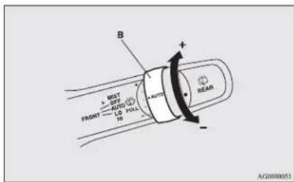B MUST OFF AUTO AUTO FRONT LD POLL TB + - REAR AG0880651