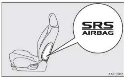 SRS AIRBAG AA013872
