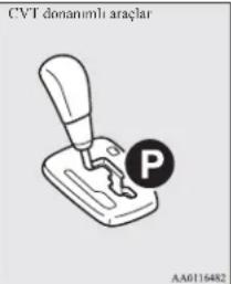 CVT donanımlı araçlar P AA0116482