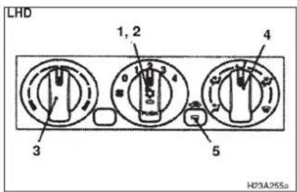 LHD 1, 2 4 3 5 H23A255a