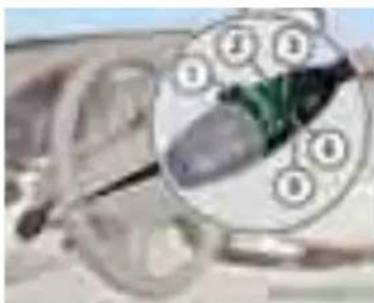 Mercedes-Benz E 350 4MATIC (2003) - Silecek suyu püskürterek silme T-Modeli için arka cam sileceği - 1