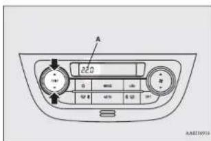 MITSUBISHI Attrage (2014) - Sıcaklık kontrol düğmesi - 1