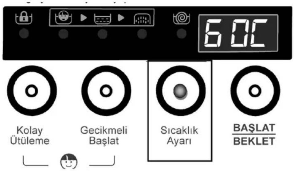 Finlux FXW 7811 - 1-Yıkama suyu sıcaklığı seçimi - 1