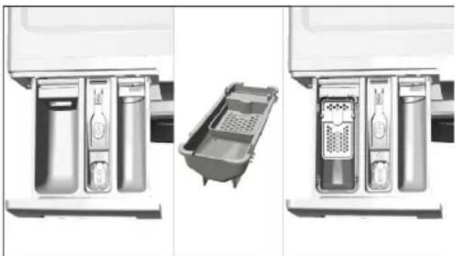 GRUNDIG GWM 4922 SX - Üründe sıvı deterjan kabı varsa - 1
