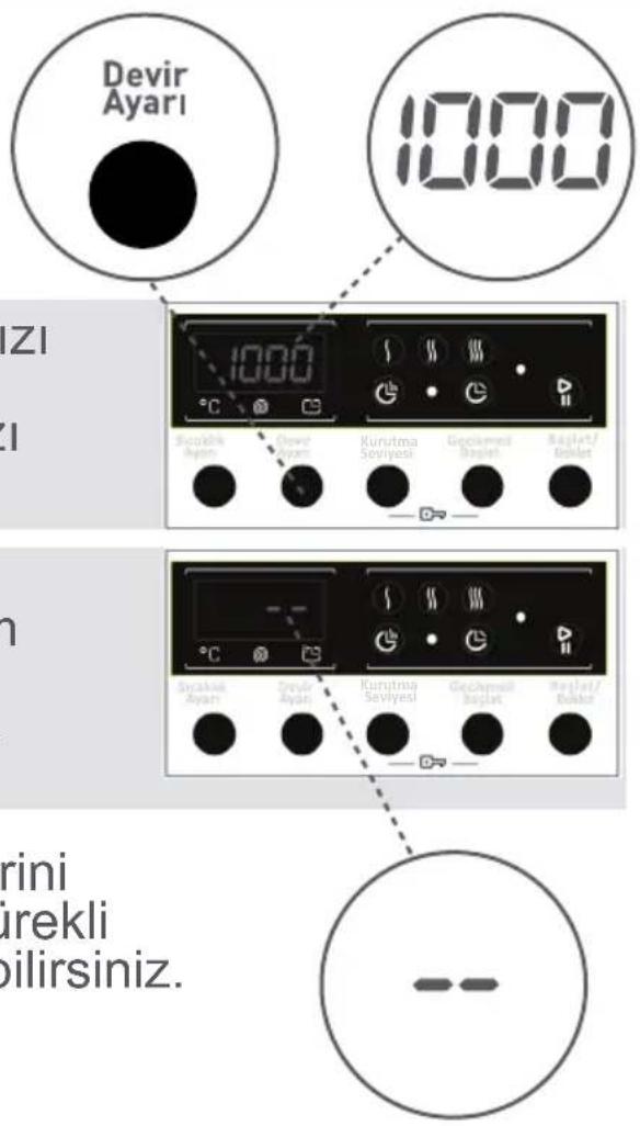 VESTEL Akilli 7512 TL - 2- Sıkma hızı seçimi - 1