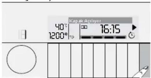Arçelik 9146 YK - Program başladıktan sonra çamaşır ekleme: - 1
