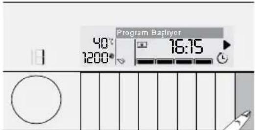 Arçelik 9146 YK - Programın başlatılması - 1