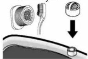 TEKA TKD 1208 S - Su giriş filtresinin temizlenmesi - 3