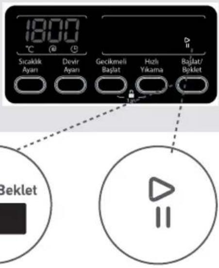 Regal Pratica 8101 TSY - 5- Başlat beklet tuşu - 1