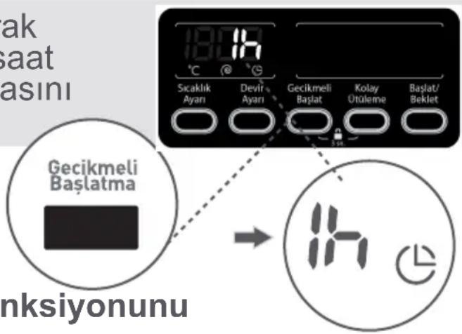 Regal Pratica 7101 TSY - 3- Gecikmeli başlatma yardımcı fonksiyonu - 1