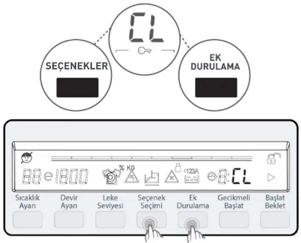 Regal Ecojet 8102 TY - BÖLÜM-5: ÇAMAŞIR YIKAMA İÇİN ÖN HAZIRLIK (ÇOCUK KİLİDİ) - 1