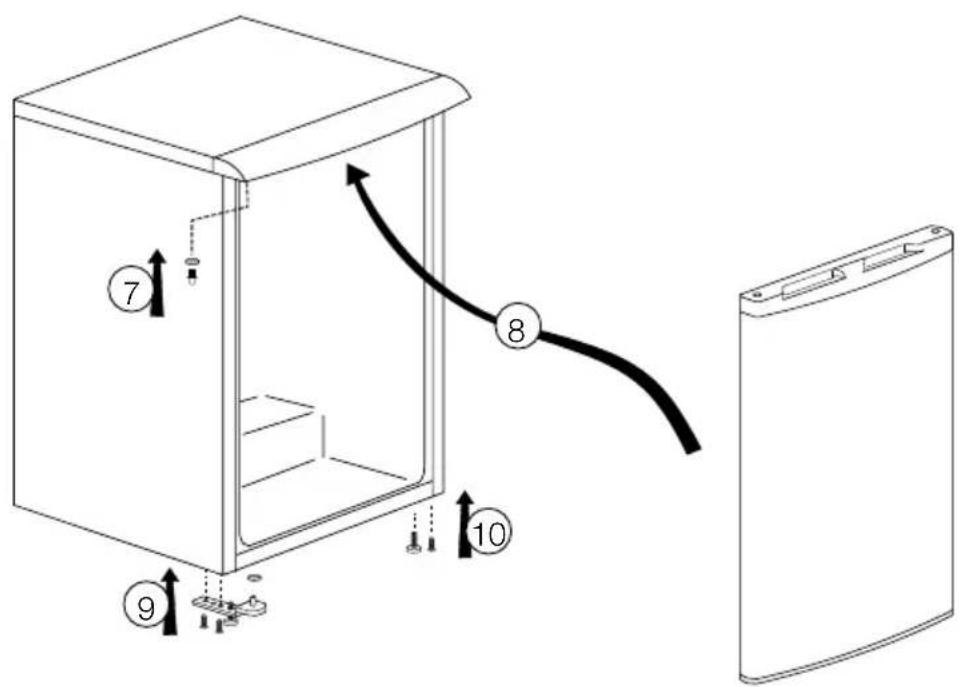 ALTUS AL 309 E - Kapı yön değişimi - 2