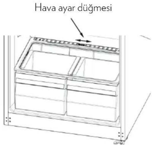 Regal RGL 4651 XE A+ NF - Sebzelik Hava Ayar Düğmesi - 1