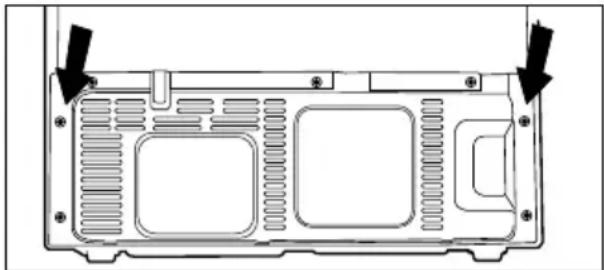 BEKO 9610 NFY - Plastik takozların takılması - 1